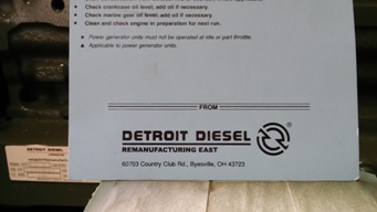 Detroit 4-53 engine