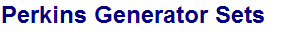 Perkins 60 kW generator